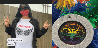 SJC Dem Party celebrates Satanic holiday display erected by Hamas terror supporters