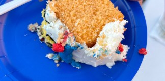 Watch: AG Rokita serves orange cake to celebrate Trump’s b-day